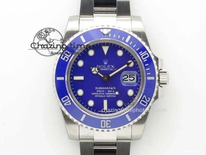 0417 Day Date 40mm SS BP Maker Best Edition Diamond Bezel Blue Dial Arabic Markers On SS Bracelet A Lightweight 2883